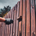 Staining Fence